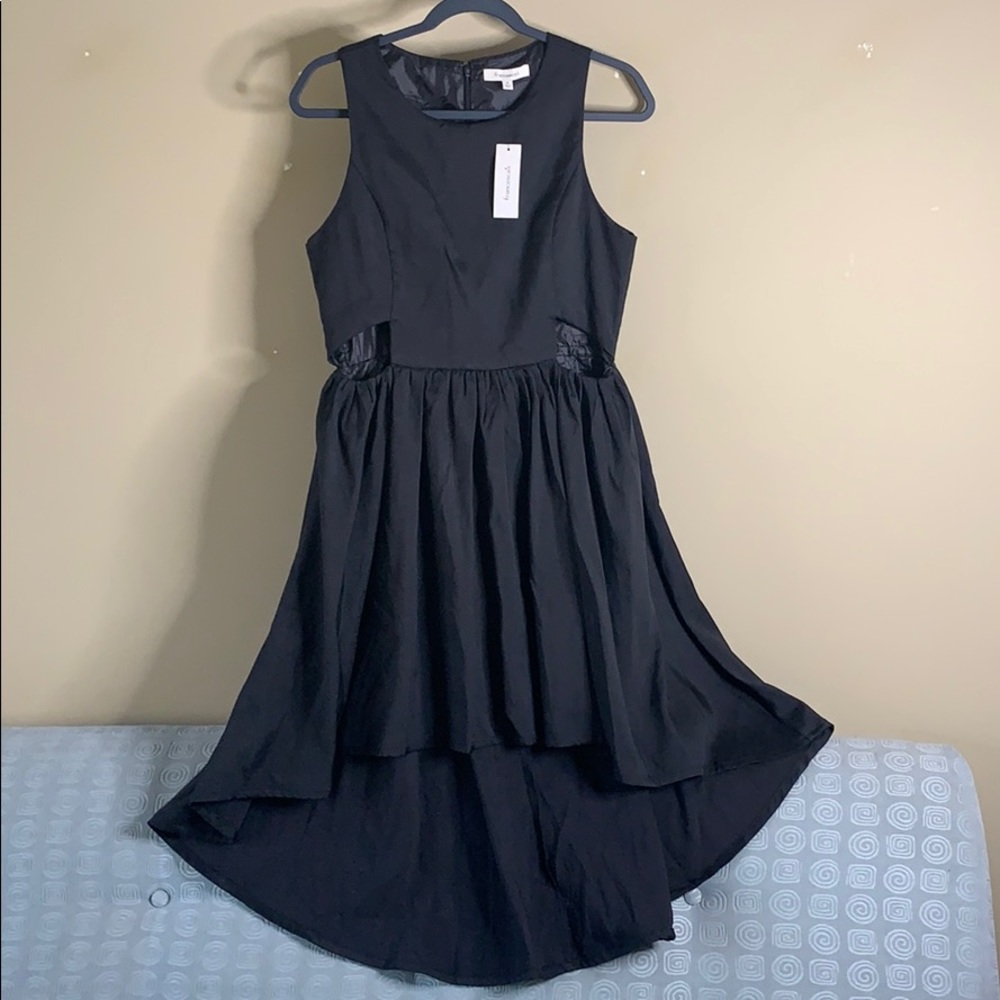 High Low Black Dress